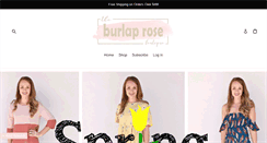 Desktop Screenshot of burlaprose.com